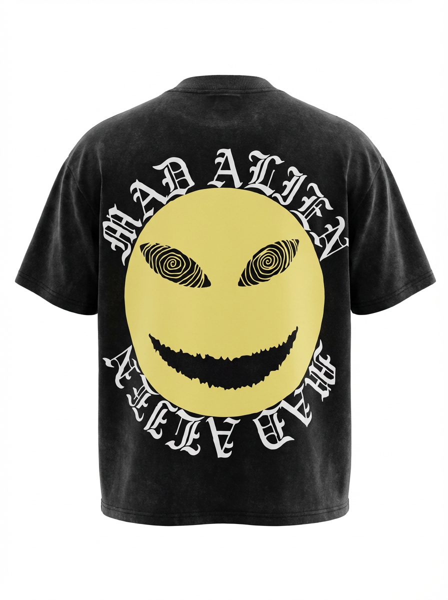 Alien Smiley T-Shirt – Premium Casual Streetwear Tee